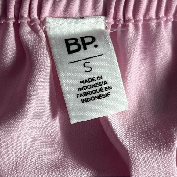 BP pink opal crop top halter smocked back adjustable strap pastel size S - Picture 6 of 12